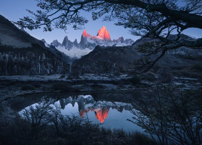 Landscape photography workshop in Patagonia – stunning sunrise view