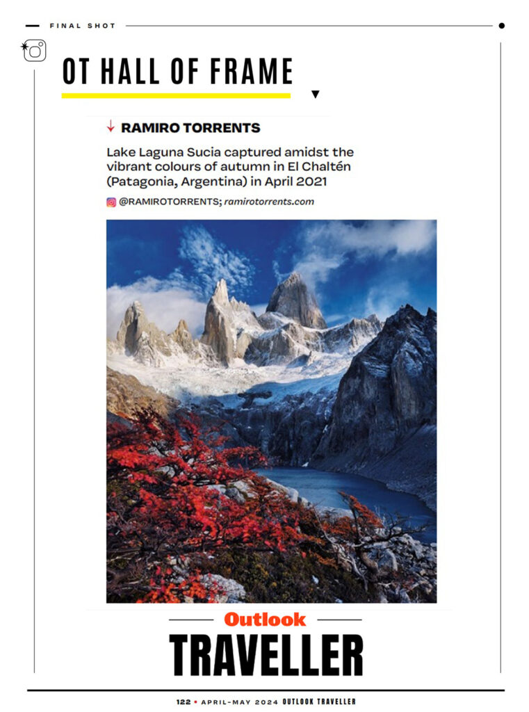 Ramiro Torrents featured in Outlook Traveller